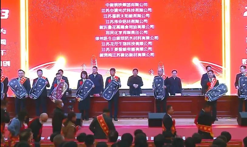 江苏CA88官方网站喜获新沂经开区“突出贡献”“金牌项目”双项荣誉