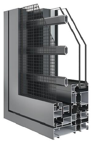 bef8b8bba658192d Wy-k135ws Insulated window screen integrated casement window