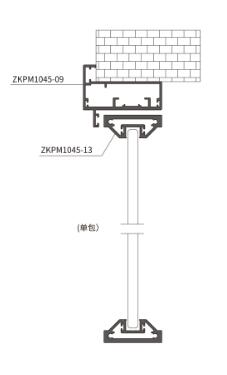 cc8a6dc94cf9847e Zkpm1045-4510 very narrow 35mm wall frame flat door